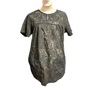 Koi Women's Black Lace Scrub Women’s Top